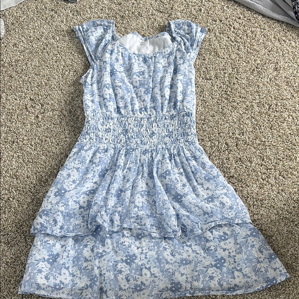 Abercrombie & Fitch Blue Floral Dress